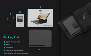 Trường hợp bàn phím với khe cắm bút kép for12.4 inch Samsung Tab S7 + s9fe + S10 + cantilever Touchpad hấp phụ từ nhà máy trực tiếp - Product Image 6