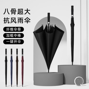 Parapluie droit imperméable de haute qualité, longue durée de vie, coupe-vent, idéal pour le golf, cadeaux d'affaires avec impression personnalisée de couleur et de logo - Product Image 5
