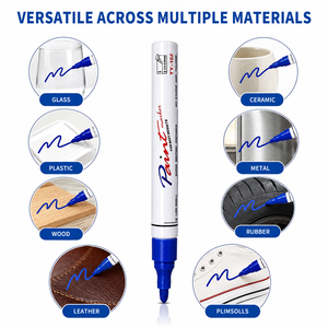 Marqueurs à encre <span class=keywords><strong>indélébile</strong></span>, peinture à l'huile, marqueurs permanents imperméables pour le dessin et le marquage, fournis par l'usine - Product Image 2