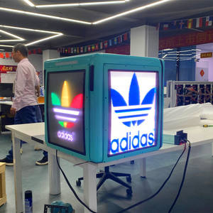 Pantalla LED para Motocicleta P3 Publicitaria 500*500*500mm Personalizable, Caja de Entrega con Pantalla LED para Comida para Llevar - Product Image 2