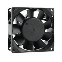 Ventilateur à pression statique élevée 12V 4 broches double boule PWM 8038 haute CFM 80x80x38mm PC CPU refroidisseur GPU serveur boîtier d'ordinateur ventilateur de refroidissement