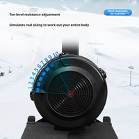 Machine de transport ergométrique à résistance au vent réglable sur 10 niveaux, moniteur numérique LCD, charge maximale 200 kg, vente directe usine
