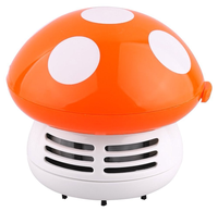Vente flash : Mini aspirateur de bureau portable mignon en forme de champignon, aspirateur de poussière de bureau pour enfants, pour le bureau, pour la maison