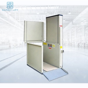 Ticari hidrolik dikey handikap tekerlekli sandalye yapı malzemesi dükkanlar engelli kişi için kullanılan - Product Image 3