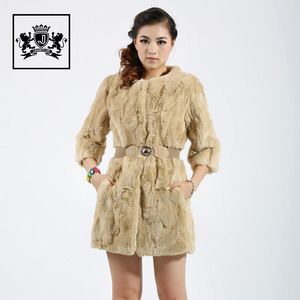 Mode <span class=keywords><strong>noir</strong></span> rex manteau de fourrure de lapin <span class=keywords><strong>pas</strong></span> <span class=keywords><strong>cher</strong></span> femmes hiver chaud manteau de fourrure - Product Image 2
