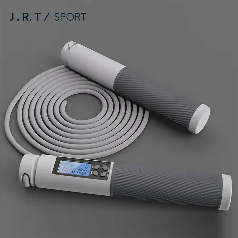 Wholesale Manufacturers Sports Training Pvc Smart Digital Weighted Jump Skipping Rope With Counter