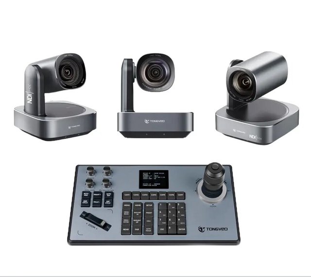 20X Optical Zoom Video Conferencing System NDI POE 1080P60FPS HD-M1USB IP PTZ Camera With Joystick Controller for Live Streaming