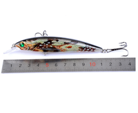 Leurre de pêche, poisson-nageur bionique, pêche au trolling, appât artificiel dur, 11 cm, 13,4 g, crankbait, wobblers, yeux 3D pour la pêche à la carpe, pesca
