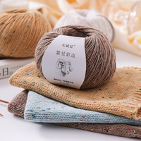 Fil de laine teinté couleur étoilée pour tricot et crochet DIY fait main, pour manteaux, pulls, écharpes, bonnets, vente en gros JC-066 Hebei