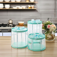 Großhandel Transparente PVC PET Kuchenbox Lebensmittelechte Runde Geschenkbox für Babynahrung Kartoffelchips Blisterverpackung