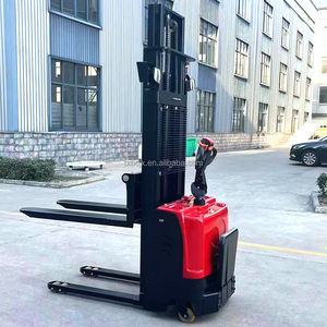 מפעל-מחיר ישיר מחסן euippment stacker 1 טון 1.5 טון לעמוד על מלגזה חשמלי עם 3 מ 4 מ '5m גובה 6 מ' גובה - Product Image 2