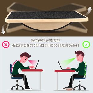 Tabla de Equilibrio Cuadrada de Madera de Alta Calidad para Ejercicios de Fitness en Casa - Product Image 6