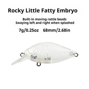 <span class=keywords><strong>Leurre</strong></span> Minnow 7g Embryo Rocker Fatty Body Transparent Blank Simulation Hard Bait <span class=keywords><strong>Leurre</strong></span> de pêche artificiel pour eau douce et eau salée - Product Image 3