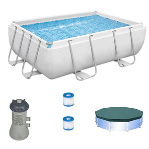 Vente en gros Kit <span class=keywords><strong>piscine</strong></span> <span class=keywords><strong>hors</strong></span> <span class=keywords><strong>sol</strong></span> familiale cadre <span class=keywords><strong>rectangulaire</strong></span> <span class=keywords><strong>piscine</strong></span> extérieure PVC cadre acier - Product Image 6