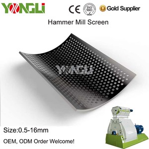 Nouvelles plaques perforées pour broyeur à marteaux d'aliments pour animaux en acier inoxydable/acier au carbone du fabricant Liyang Yongli - Product Image 4
