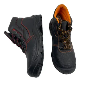 Wholesale Supplier Durable 6KV Insulated Cow Leather Steel Toe Enhanced Safety Against Impact & Stab Hazards Safety Boots