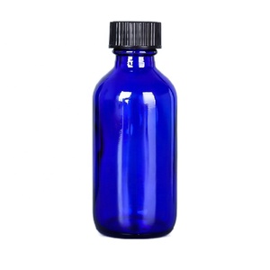 Botella de vidrio transparente de 2 oz del fabricante con tapa de polipropileno, botella de muestra de vidrio Boston redonda para pociones, jugos, shots de jengibre, aceites - Product Image 2