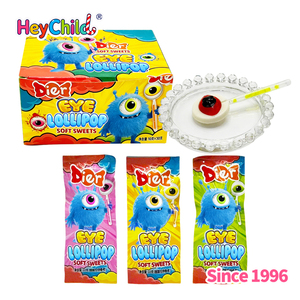 Caramelos al por Mayor, Personalizados con Etiqueta Privada, Piruletas <span class=keywords><strong>de</strong></span> Goma con Forma <span class=keywords><strong>de</strong></span> Ojo para Niños con Barra Luminosa, Divertidos y Espeluznantes, Dulces y Juguetes para Niños - Product Image 6