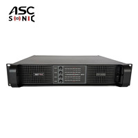 Amplificateur de puissance audio professionnel ASCSONIC ATP10000Q 4 canaux 10000 Watts avec alimentation PFC active