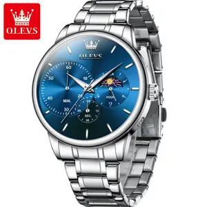 OLEVS 2936 Wholesale factory Fast shipping oem brand luxury Multifunctional Chronograph Fashion Sports Quartz watch for man