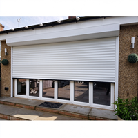 Volet roulant électrique coulissant moderne, intelligent, isolé et durable, avec cadre en alliage d'aluminium et écran en acier inoxydable – Meilleures ventes