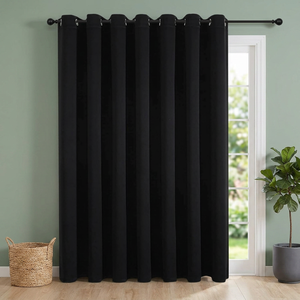 Factory Wholesale Modern Luxury Design <b>Waterproof</b> Eco-Friendly Blackout Window Dimout Solid Color Customizable Hotel Curtain - Product Image 1