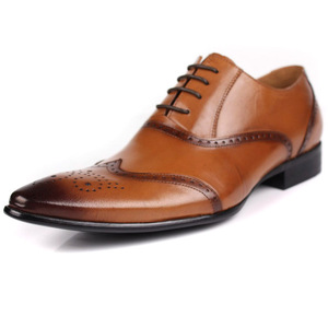 Zapatos Oxford de Cuero Vacuno Duradero, Sin Cordones, Punta Puntiaguda, Impermeables, Transpirables, con Suela Antideslizante y Soporte de Arco, Zapatos de Negocios para Hombre - Product Image 3