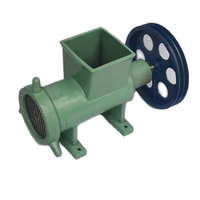Nouvelle machine à hacher la viande commerciale pour poulet, poisson, bœuf, os, fonctionnement manuel, capacité de 60 kg/h, marque YUNWEI, garantie 1 an