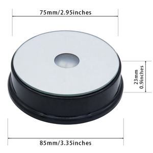 Battery Powered Multicolor Changing 3d Crystal Led Light <strong>Display</strong> Stand Cheap Round Shape Led Base for Crystal Decoration - Product Image 2