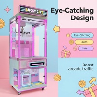 Machine à griffes commerciale à monnayeur pour la distribution de prix, jeu d'arcade