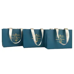 Lipack Good Price Customized Small Paper Bag Golden Supplier Paper Bags For Jewelry