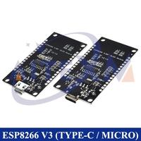 Placa de Desarrollo Esp8266 V3 con Pantalla OLED de 0.96 Pulgadas, Módulo Wifi Ch340 Esp-12f, USB Tipo-C para Arduino/Micropython