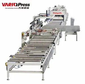 wooden door hot press machine production line