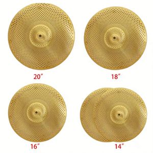 Ensemble de cymbales silencieuses en alliage double OEM, instruments de <span class=keywords><strong>percussion</strong></span> en <span class=keywords><strong>cuivre</strong></span>, vente chaude, accessoires de batterie, directement du fabricant - Product Image 6