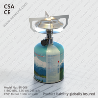 Vente directe d'usine, cuisinière à gaz portable puissante, mini format, personnalisée, noire, à brûleur unique, au propane ou au butane, en acier, certifiée CE