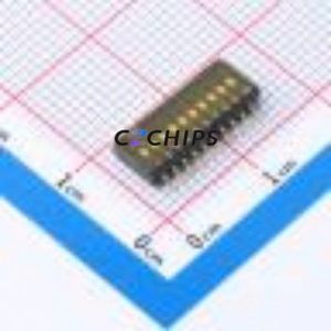 SMXMS-10K-TP DIP Switch SMD Switch ( Number of Switch Sections: 10 )( Lead Spacing: 1.27mm )( Rated Current: 25mA ) - Product Image 1