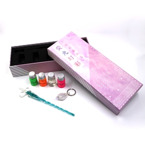 हस्तनिर्मित चमकदार गिलास डुबकी कलम सुलेख के लिए सेट - Product Image 2