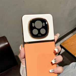 Protection de lentille en cuir végétalien placage classique coque arrière pour Huawei <span class=keywords><strong>Mate</strong></span> 70 60 Pro + RS / 50 40 <span class=keywords><strong>30</strong></span> Pro housse en microfibre intégrée - Product Image 5