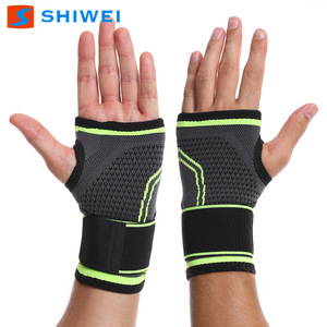 Support de poignet réglable en nylon tricoté, élastique et respirant, pour le basketball, pour adultes - Product Image 2
