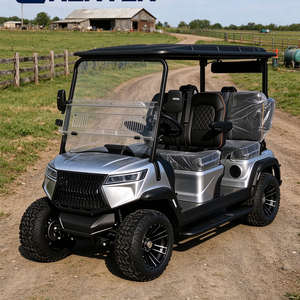 Carrito de Golf de Litio Personalizado de 4 Plazas con Múltiples Tonos para Operaciones en Atracciones Turísticas - Product Image 1