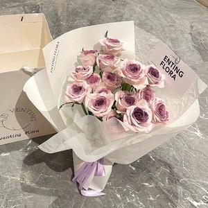 Bouquets de mariage éternels D75 en gros et contenants décoratifs en dentelle, bouquets de roses artificielles <span class=keywords><strong>Chanson</strong></span> à tenir à la main - Product Image 2