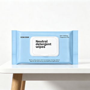OEM/ODM Custom Neutral pH Unscented Household Cleaning <strong>Wipes</strong>, Alcohol-Free &amp; Gentle for Daily Home Multi-Surface - Product Image 1