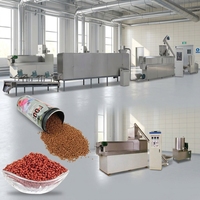 Équipement de ligne de production d'aliments pour poissons et animaux de compagnie avec engrenages et pompe pour aliments pour poissons, chiens et chats - Fabricant du Shandong