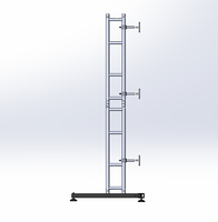 Soporte de Suelo Portátil de Aluminio para Pantalla LED, Estructura de Soporte para Gabinete LED