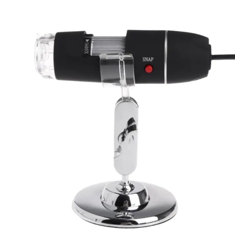 Цифровой микроскоп 1600X USB зарядка Портативная Лупа эндоскоп камера 8 светодиод совместим с Android и IOS смартфон свет