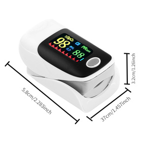 Jziki di động y tế TFT hiển thị xung Đo Oxy ngón tay màn hình với dây buộc máu Oxy độ bão hòa xung Detector cho nhà - Product Image 5