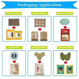 Mesin plester medis otomatis All-In-One, mesin plester medis otomatis untuk Perishoulder tengkuk Vertebra, minyak pasta perut Moxa dan pengisian lem - Product Image 4