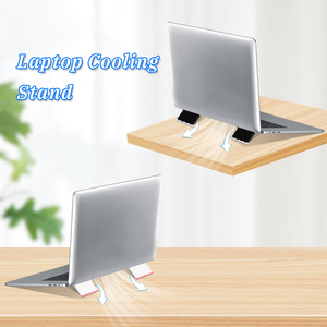 2 PCS OEM Factory Mini Portable Stand <span class=keywords><strong>Invisible</strong></span> Computer Holder Foldable Ergonomic Desktop Stand - Product Image 2