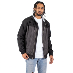 Custom Logo 100% Nylon Half Zipper <b>Summer</b> Sportswear Running Training Athletic Gym Outdoor Windbreaker <b>Jacket</b> For <b>Men</b> - Product Image 1