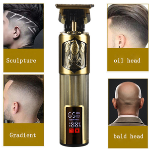 <span class=keywords><strong>Cortadora</strong></span> <span class=keywords><strong>de</strong></span> <span class=keywords><strong>pelo</strong></span> profesional Vintage T9 para hombre, batería eléctrica Usb 18650, aleación <span class=keywords><strong>de</strong></span> Zinc, acero inoxidable, 1, 2, 3 <span class=keywords><strong>MM</strong></span>, 100 - Product Image 6